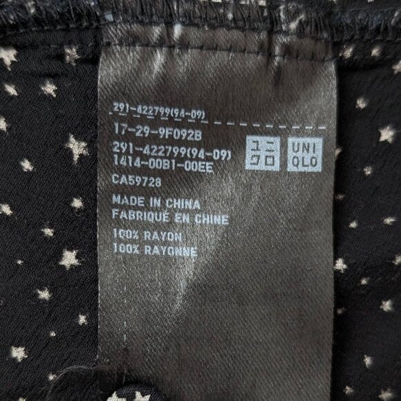 Ines De La Fressange Black Starry Wrap Dress - Picture 10 of 10